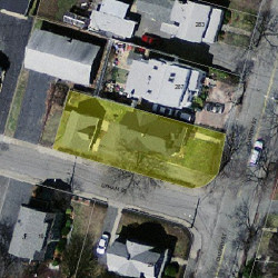 289 Cherry St, Newton MA 02465-1640 aerial view