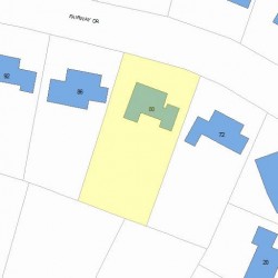 80 Fairway Dr, Newton MA 02465-1715 plot plan