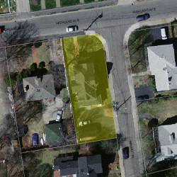 30 Highland Ave, Newton MA 02460-1811 aerial view
