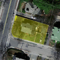 298 Waltham St, Newton MA 02465-1721 aerial view