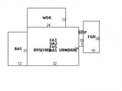 853 Dedham St, Newton MA 02459-3413 floor plan
