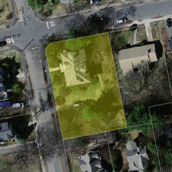 40 Chester St, Newton MA 02461-1434 aerial view