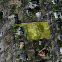 43 Grove Hill Ave, Newton MA  02460-2336 aerial view