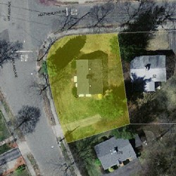 170 Upland Ave, Newton MA  02461-2043 aerial view