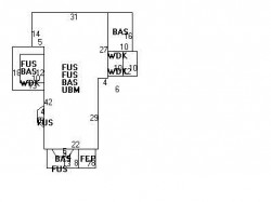1110 Chestnut St, Newton MA  02464-1307 floor plan