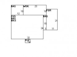15 Maplewood Ave, Newton MA 02459-2527 floor plan