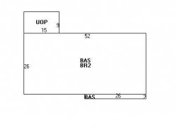 46 Wetherell St, Newton MA  02464-1417 floor plan