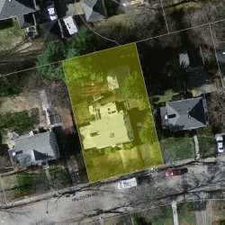 25 Halcyon Rd, Newton MA 02459-2431 aerial view
