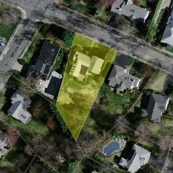 131 Old Farm Rd, Newton MA  02459-3436 aerial view