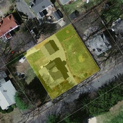 73 Wallace St, Newton MA 02461-1921 aerial view