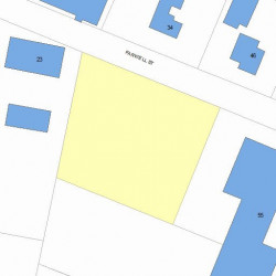 41 Farwell St, Newton MA  02460-1002 plot plan