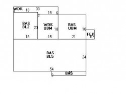 16 Grace Rd, Newton MA  02459-3426 floor plan