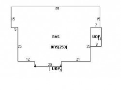 61 Wendell Rd, Newton MA 02459-2650 floor plan