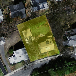 189 Mount Vernon St, Newton MA 02465-2516 aerial view