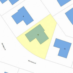 19 Maynard St, Newton MA 02465-1315 plot plan