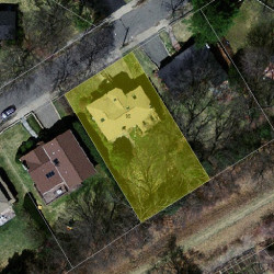 16 Silver Birch Rd, Newton MA 02468-2311 aerial view