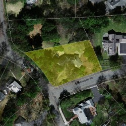 70 Bigelow Rd, Newton MA  02465-3004 aerial view