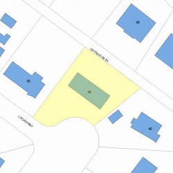 48 Chinian Path, Newton MA  02459-3538 plot plan