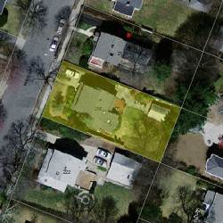 216 Winslow Rd, Newton MA  02468-1714 aerial view