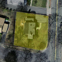 75 Cherry St, Newton MA 02465-1235 aerial view