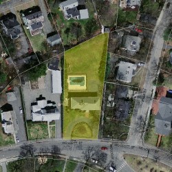 435 Wolcott St, Newton MA 02466-1520 aerial view