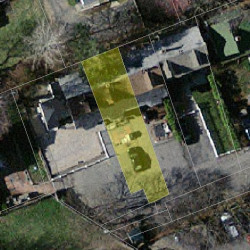 19 Avon Pl, Newton MA  02458-1511 aerial view