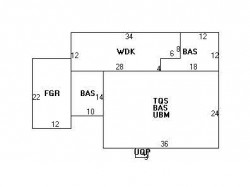 77 Elinor Rd, Newton MA 02461-1821 floor plan