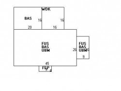 56 Noble St, Newton MA  02465-1016 floor plan