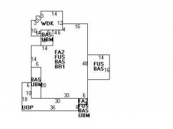 28 Lenox St, Newton MA 02465-2717 floor plan