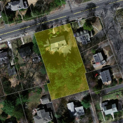 1438 Beacon St, Newton MA 02468-1613 aerial view
