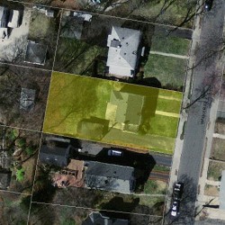 49 Walker St, Newton MA 02460-1519 aerial view