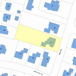 53 Park Ave, Newton MA 02458-2627 plot plan