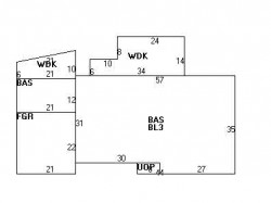 116 Rosalie Rd, Newton MA  02459-3153 floor plan