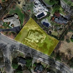 150 Valentine St, Newton MA 02465-3028 aerial view