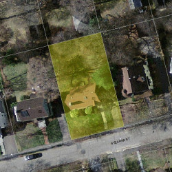 61 Stearns St, Newton MA  02459-2441 aerial view