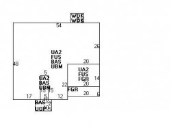 24 Ballard St, Newton MA 02459-1250 floor plan