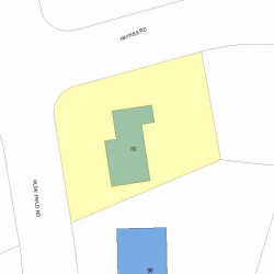 80 Olde Field Rd, Newton MA 02459-2720 plot plan
