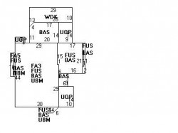 23 Prince St, Newton MA 02465-2608 floor plan