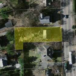 37 Parker St, Newton MA  02459-2544 aerial view