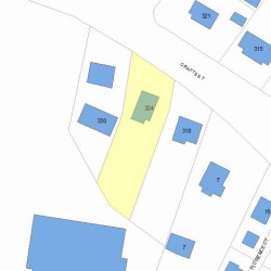 324 Crafts St, Newton MA 02460-1141 plot plan