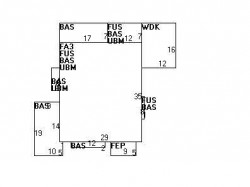 8 Cedar St, Newton MA 02459-1112 floor plan