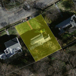 96 Nonantum St, Newton MA  02458-2444 aerial view