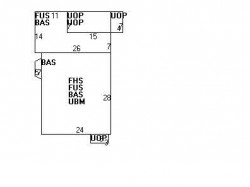 415 Parker St, Newton MA  02459-2604 floor plan