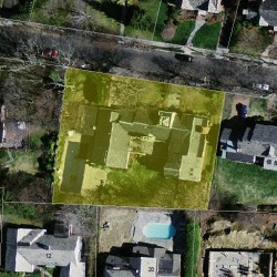 20 Montrose St, Newton MA 02458-2718 aerial view