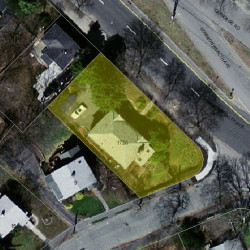 1720 Commonwealth Ave, Newton MA 02465-2823 aerial view