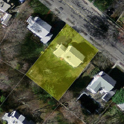 881 Dedham St, Newton MA  02459-3417 aerial view