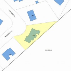 248 Old Farm Rd, Newton MA  02459-3459 plot plan