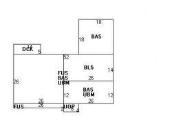 9 Cross Hill Rd, Newton MA  02459-3119 floor plan