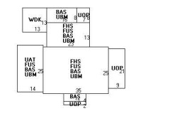 71 Avalon Rd, Newton MA  02468-1611 floor plan