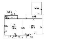 44 Colgate Rd, Newton MA  02462-1308 floor plan